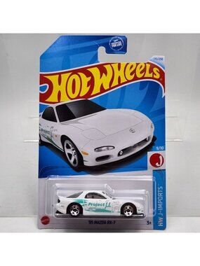 Hot Wheels 95 Mazda RX7 White 2024 HW J Imports 9/10 170/250